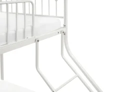 Letto a castello Metallo CHAMONIX 90/140 x 200 cm Bianco