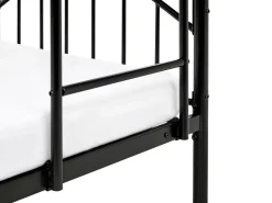 Letto a castello Metallo CHARTRES 90 x 200 cm Nero