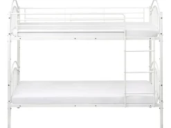 Letto a castello Metallo CHARTRES 90 x 200 cm Bianco