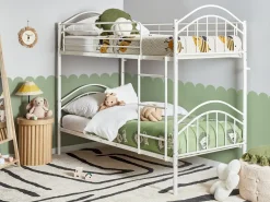 Letto a castello Metallo CHARTRES 90 x 200 cm Bianco