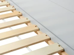 Letto a mezza altezza Casa Legno di pino DIENNE 90 x 200 cm Grigio