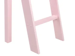 Letto a mezza altezza Legno di pino ASCOUX 90 x 200 cm Rosa