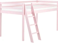Letto a mezza altezza Legno di pino ASCOUX 90 x 200 cm Rosa