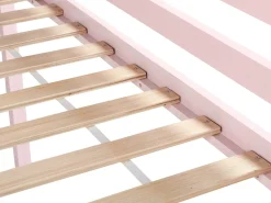 Letto a mezza altezza Legno di pino ASCOUX 90 x 200 cm Rosa