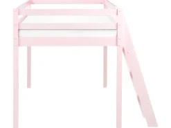 Letto a mezza altezza Legno di pino ASCOUX 90 x 200 cm Rosa