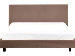 Letto ad acqua Bouclé ALBI 180 x 200 cm Marrone
