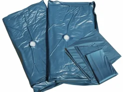 Letto ad acqua Bouclé VAUCLUSE 140 x 200 cm Tortora