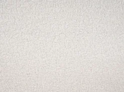 Letto Bouclé MELLE 180 x 200 cm Bianco sporco