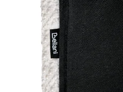 Letto Bouclé MELLE 180 x 200 cm Bianco sporco