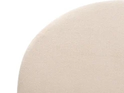 Letto Bouclé MILLAY 180 x 200 cm Beige
