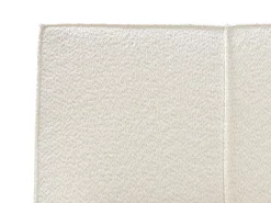 Letto Bouclé MIRANDE 180 x 200 cm Bianco sporco