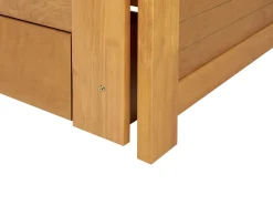 Letto con cassetti contenitori Legno CAHORS 90 x 200 cm Marrone