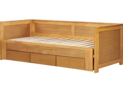 Letto con cassetti contenitori Legno CAHORS 90 x 200 cm Marrone