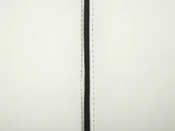 Letto con LED Pelle naturale NANTES 140 x 200 cm LED Bianco sporco