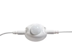 Letto con LED Pelle sintetica ZEN 160 x 200 cm Bianco