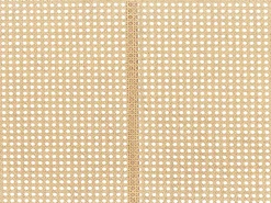 Letto con LED Rattan VARZY 160 x 200 cm Nero