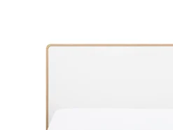 Letto con LED SERRIS 180 x 200 cm Marrone chiaro