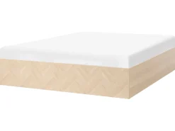 Letto con ottomano senza testata ETEL 180 x 200 cm Marrone chiaro