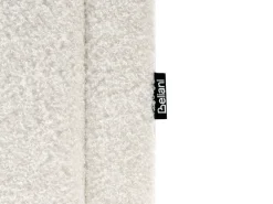 Letto con ottomano senza testata Bouclé DINAN 160 x 200 cm Bianco sporco