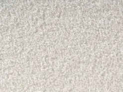 Letto con ottomano senza testata Bouclé DINAN 160 x 200 cm Bianco sporco