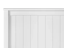 Letto contenitore Legno di pino LAMBRES 180 x 200 cm Bianco