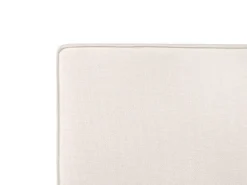 Letto contenitore Tessuto LAGARDE 160 x 200 cm Bianco sporco