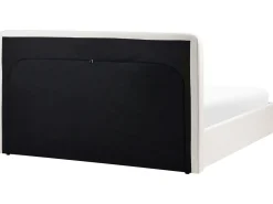 Letto contenitore Tessuto BRENON 180 x 200 cm Beige chiaro