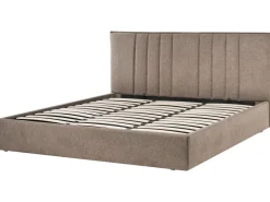 Letto contenitore Tessuto TARASCON 180 x 200 cm Tortora