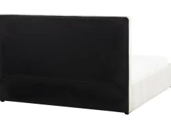 Letto contenitore Tessuto CASTELNAVET 180 x 200 cm Bianco sporco