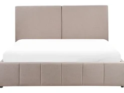 Letto contenitore Tessuto CASTELNAVET 180 x 200 cm Tortora