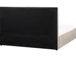 Letto contenitore Tessuto CASTELNAVET 180 x 200 cm Tortora