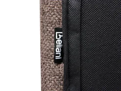 Letto contenitore Tessuto CAMPAGNE 180 x 200 cm Marrone scuro
