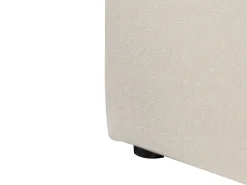 Letto contenitore Tessuto RENNES 160 x 200 cm Beige