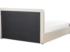 Letto contenitore Tessuto RENNES 160 x 200 cm Beige