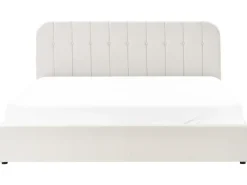 Letto contenitore Tessuto CHALLANS 180 x 200 cm Bianco sporco
