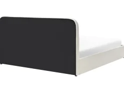 Letto contenitore Tessuto CHALLANS 180 x 200 cm Bianco sporco