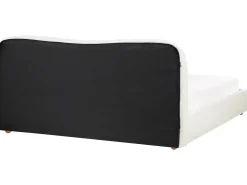 Letto contenitore Tessuto BLAGNAC 180 x 200 cm Bianco sporco