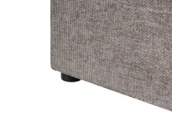 Letto contenitore Tessuto LAGARDE 180 x 200 cm Tortora