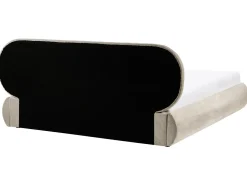 Letto contenitore Tessuto CAMPAN 180 x 200 cm Tortora