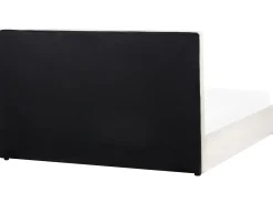Letto contenitore Tessuto LAGORD 180 x 200 cm Bianco sporco