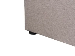 Letto contenitore Tessuto LAGORD 180 x 200 cm Tortora