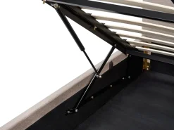 Letto contenitore Tessuto LAGORD 180 x 200 cm Tortora
