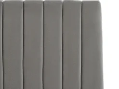Letto contenitore Velluto VION 180 x 200 cm Grigio