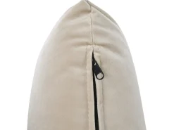 Letto contenitore Velluto BATILLY 180 x 200 cm Beige chiaro
