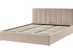 Letto contenitore Velluto DREUX 180 x 200 cm Tortora