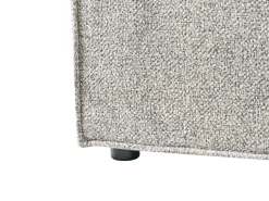 Letto contenitore Velluto elasticizzato MOISSAC 180 x 200 cm Nero/Bianco