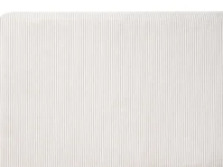 Letto contenitore Velluto a coste LILLEBONNE 160 x 200 cm Beige chiaro