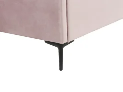 Letto contenitore Velluto SEZANNE 180 x 200 cm Rosa