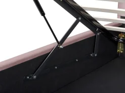 Letto contenitore Velluto SEZANNE 180 x 200 cm Rosa