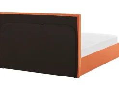 Letto contenitore Velluto VION 160 x 200 cm Arancione